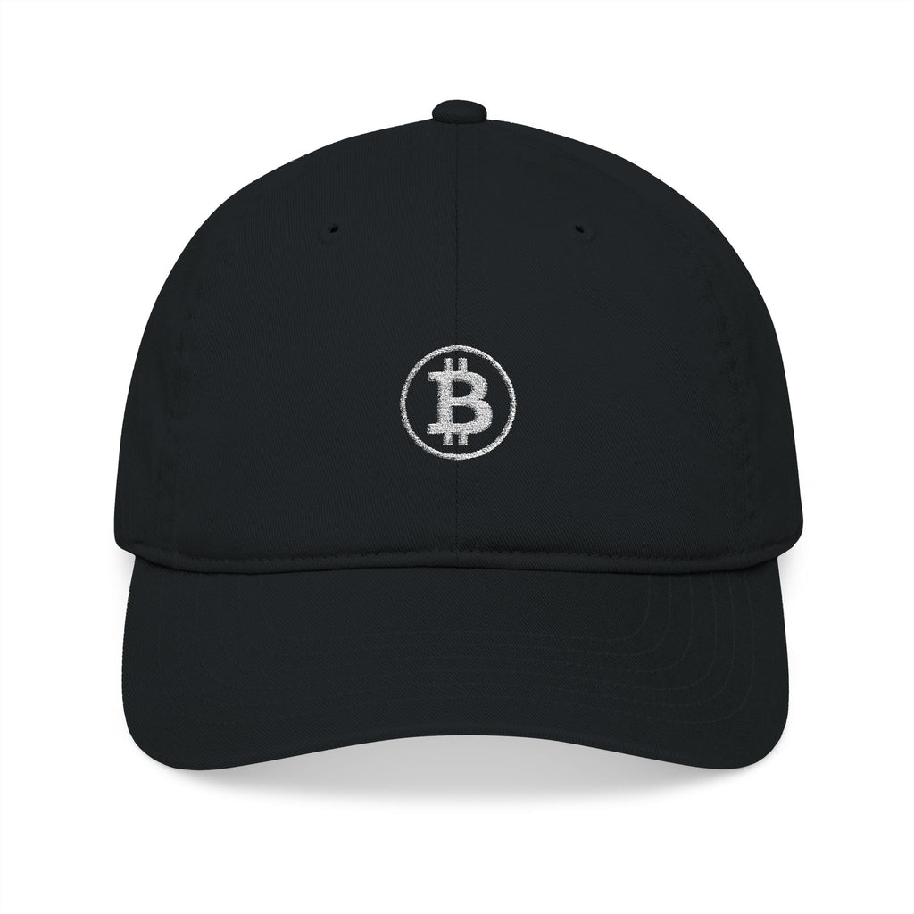 Bitcoin - Embroidered Organic Cotton Dad Hat