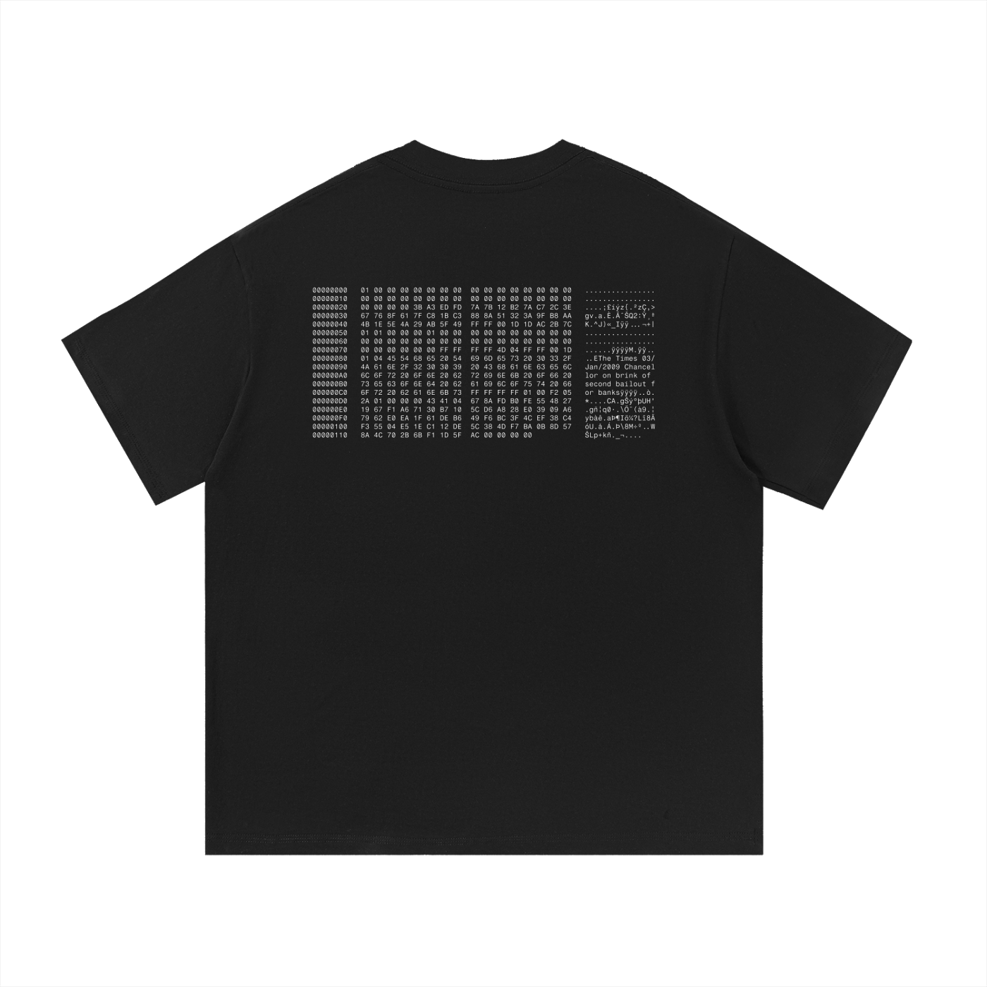 Genesis Block - Cotton T Shirt
