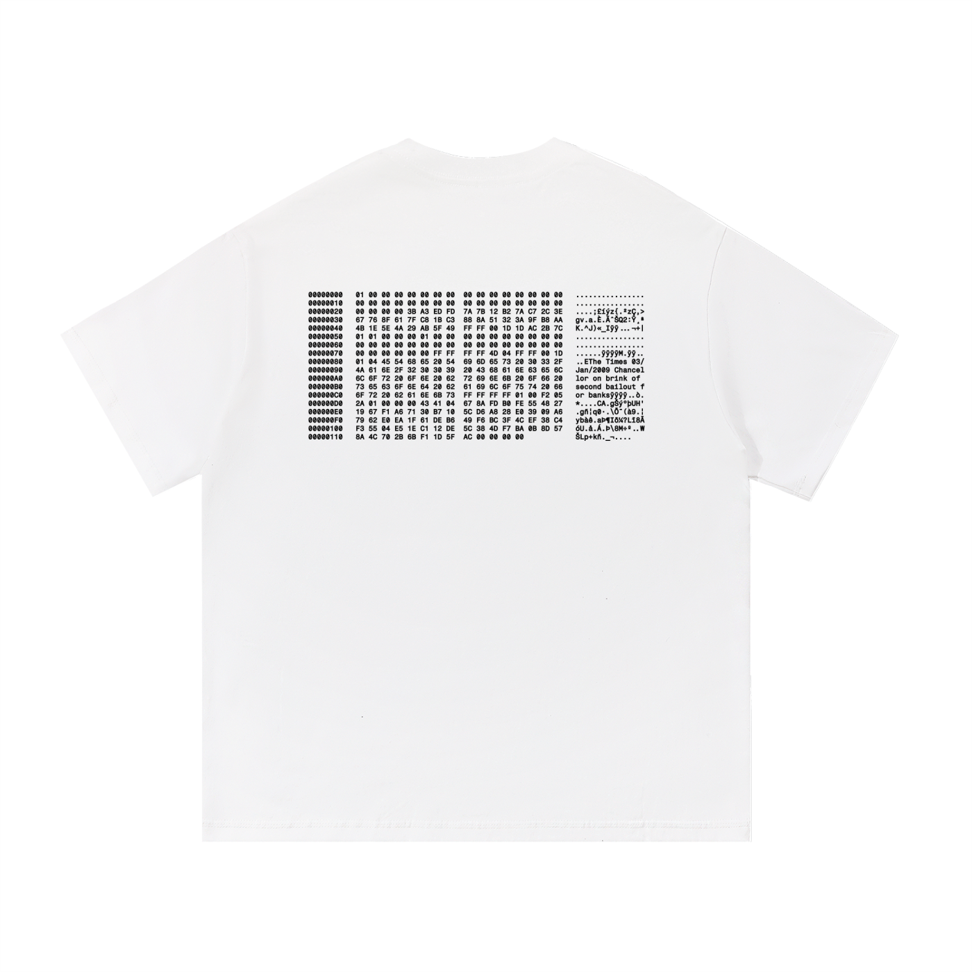 Genesis Block - Cotton T Shirt